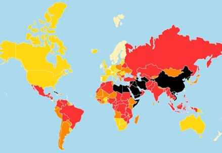 Giornalismo, World press freedom index: restrizioni in 130 paesi