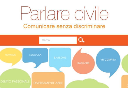 Parlarecivile.it, online l’enciclopedia contro il linguaggio discriminatorio